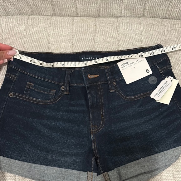 Aeropostale Women's Indigo Jean Shorts - Picture 4 of 9